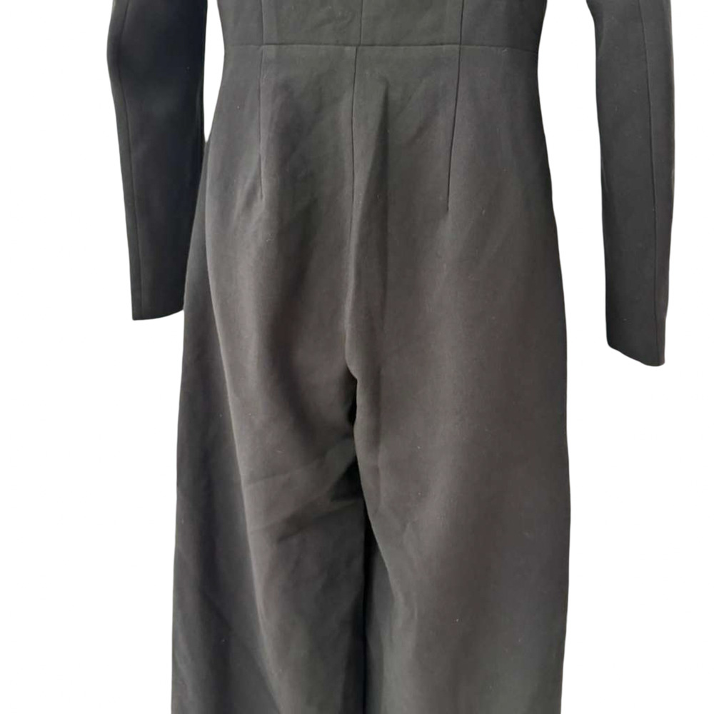 Pretty Little Thing by Naomi Campbell Black Tuxedo Jumpsuit NWT Wide Leg sz 6 - Picture 8 of 16